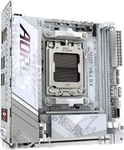 GIGABYTE MB Sc AM5 X870I AORUS PRO ICE, AMD X870, 2xDDR5, 1xHDMI, 1xThunderbolt, WiFi, Mini-ITX