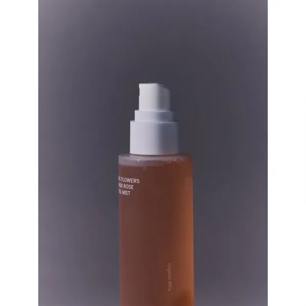 WHAMISA Organic Flowers Damask Rose Petal Mist hydratačná hmla s upokojujúcim účinkom 100 ml