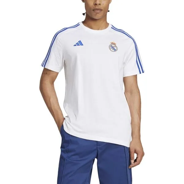 adidas REAL MADRID DNA TEE Pánske tričko, biela, veľkosť XXL