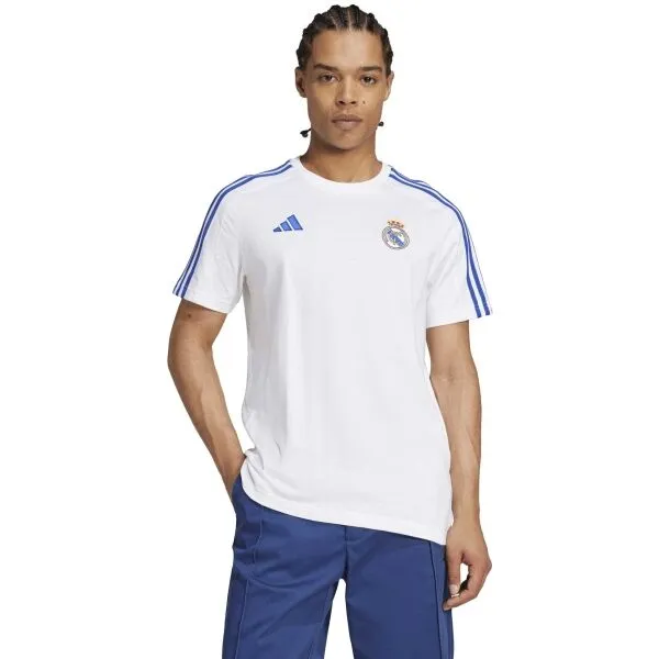 adidas REAL MADRID DNA TEE Pánske tričko, biela, veľkosť XXL