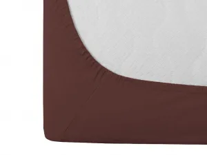 Jersey plachta EXCLUSIVE tmavohnedá 160x200 cm
