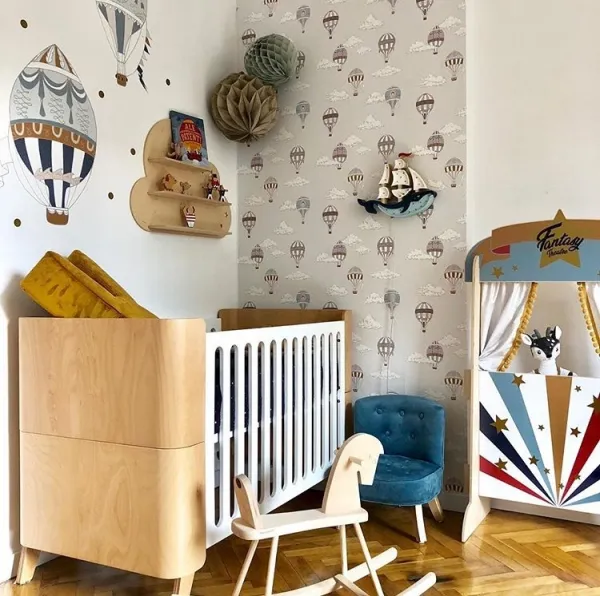 Bellamy Detská postieľka HOPPA 70 x 140 cm s úložným boxom