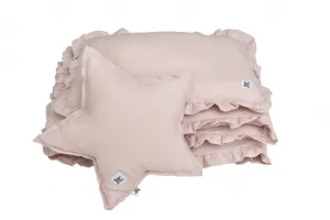 Bellamy Ľanové obliečky do postieľky DUSTY PINK, vel. M