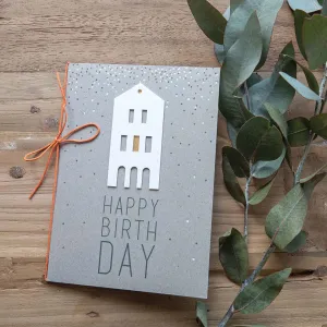 Räder Papierové prianie k narodeninám LITTLE HOUSE HAPPY BIRTHDAY