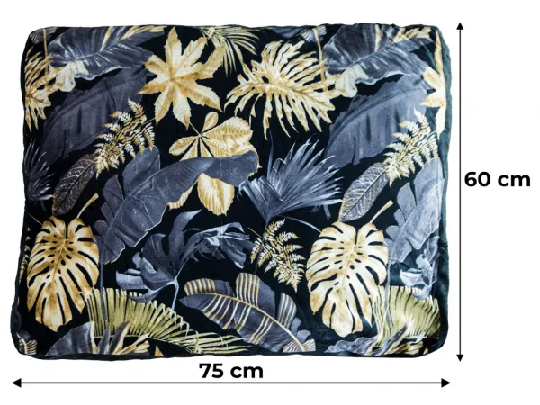 Mäkký vankúš pre psa/mačku ROYAL PET 75x60 cm, vzorovaný