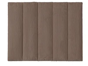 Čalúnený nástenný panel FRAME LINCOLN 15x60 cm Farba: Hnedá