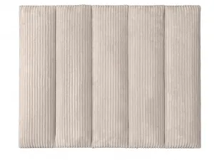 Čalúnený nástenný panel FRAME LINCOLN 15x60 cm Farba: Hnedá