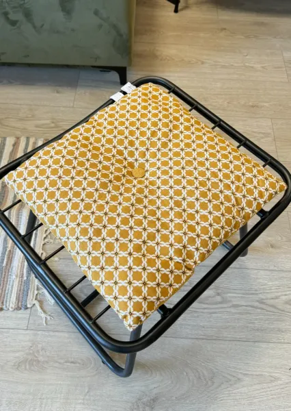 Horčicový podsedák ENDRE - viac veľkostí Rozmer: 30 x 50 cm