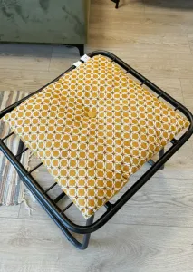 Horčicový podsedák ENDRE - viac veľkostí Rozmer: 30 x 50 cm