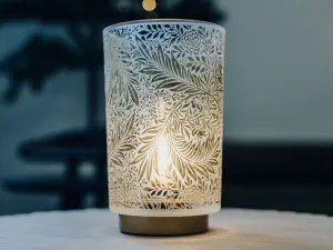Sklenená LED dekorácia SOLUNA Veľkosť: L