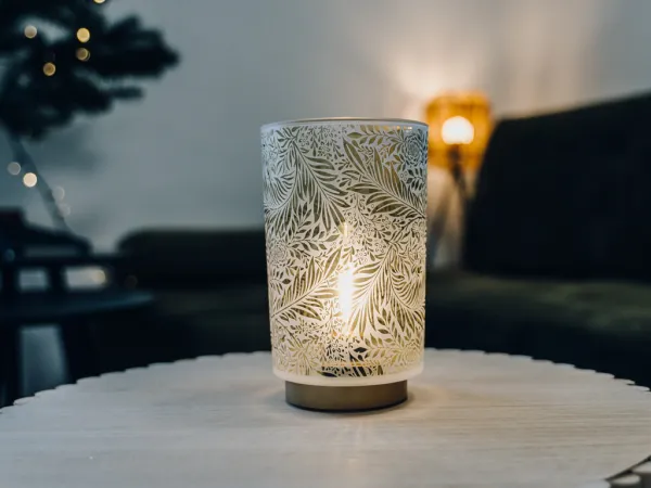 Sklenená LED dekorácia SOLUNA Veľkosť: L