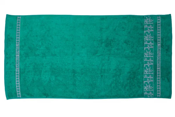 Bambusový uterák BAMBOO 50 x 90 cm zelený, 70% bambusové vlákno | 30% bavlna