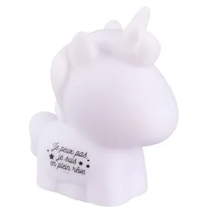 LED detské nočné svetlo JEDNOROŽEC 10x7,5 cm