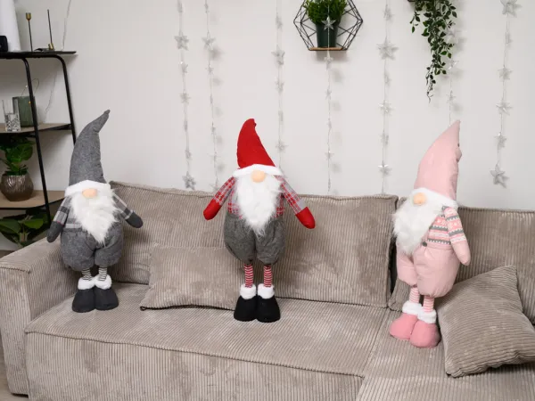 Dekoratívny trpaslík GNOME 90 cm, ružový