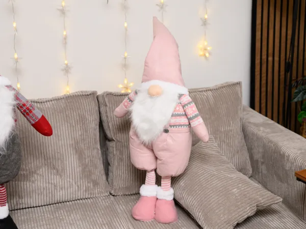 Dekoratívny trpaslík GNOME 90 cm, ružový