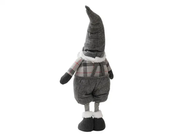 Dekoratívny trpaslík GNOME 90 cm, sivý