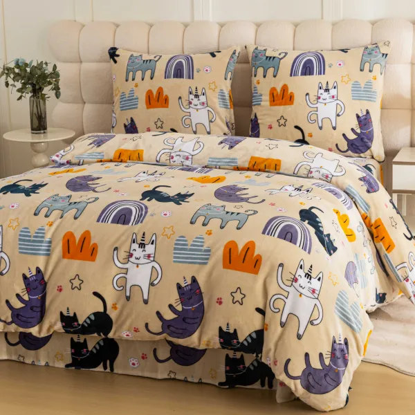 Obliečky mikroplyš PURRSLEEP béžové Rozmer obliečok: 2 ks 70 x 90 cm | 200 x 220 cm