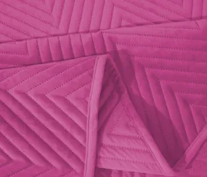 Fialový zametový prehoz na posteľ ARROW VELVET Rozmer: 200 x 220 cm