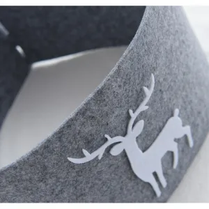 Obal na vianočný stromček DEERBOX so sobom, sivý