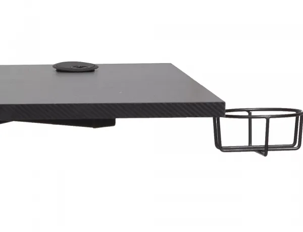Rohový písací stôl B-219 čierny