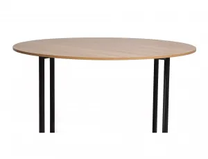 Okrúhly jedálenský stôl s doskou v dekore dub ALTO 120x120