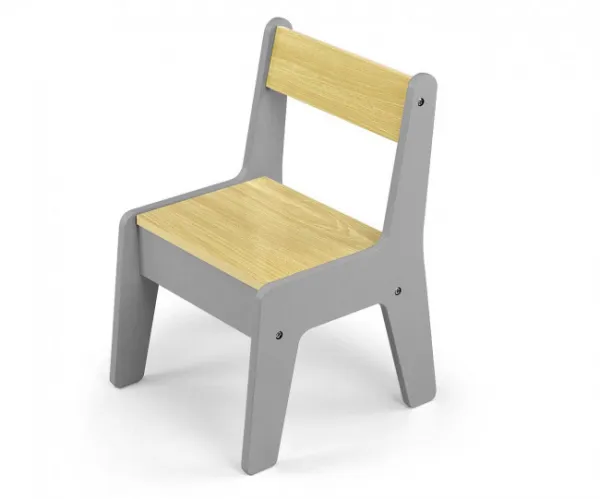 Detský stôl a stolička Milly Mally Olaf Blocks Dark Grey