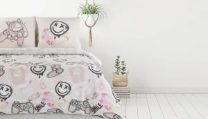 Posteľná súprava D91 KID 17 biela