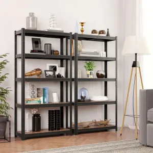 SONGMICS Regál Wera Lina 75x150 cm čierny