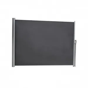 SONGMICS Bočná markíza 160x300 cm dymovo sivá