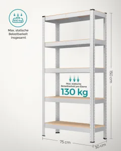 Sada 2 úložných políc GLR030E02