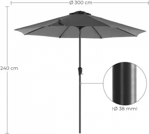 Záhradný slnečník GPU30GYV1