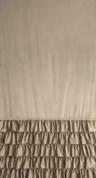 Hotový záves CARLI tmavobéžový - na priechodkách
