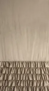 Hotový záves CARLI tmavobéžový - na priechodkách