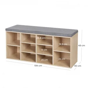 Skriňa na topánky so sedadlom - LHS10NLV1 9403 20 80 00