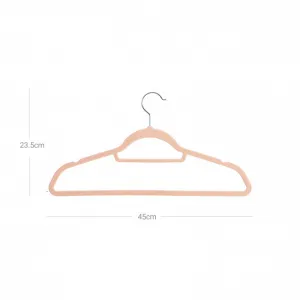 Velurové vešiaky ružové 20ks - CRF20PK 9403 20 80 00