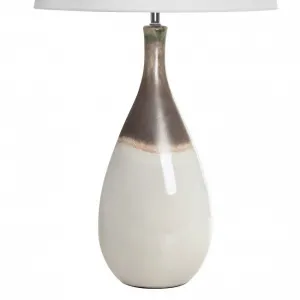 ArtFir Stolná lampa KATIA 01 | krémová 28 x 73 cm