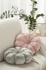 Dekoratívny vankúš FLOWER 41A modrý