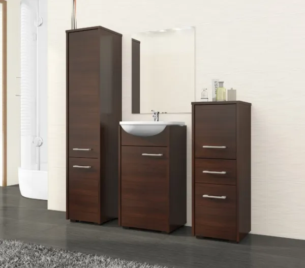 Ak furniture Kúpeľňová skrinka Fin I 30 cm venge