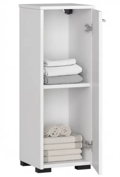 Ak furniture Kúpeľňová skrinka Fin 30 cm biela