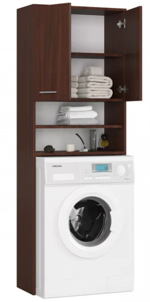 Ak furniture Kúpeľňová skrinka nad práčkou Fin wenge
