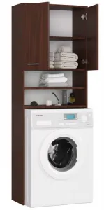 Ak furniture Kúpeľňová skrinka nad práčkou Fin wenge