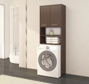 Ak furniture Kúpeľňová skrinka nad práčkou Fin wenge