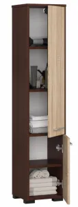 Ak furniture Kúpeľňová skrinka Fin I 30 cm venge/sonoma