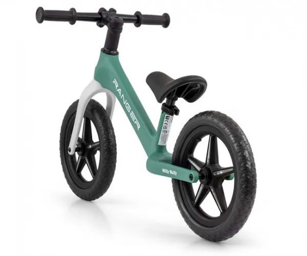 Detský balančný bicykel Milly Mally Ranger Flash Ocean