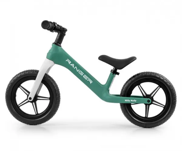 Detský balančný bicykel Milly Mally Ranger Flash Ocean