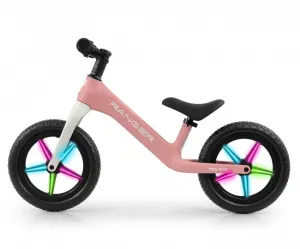 Detský balančný bicykel Milly Mally Ranger Flash Pink