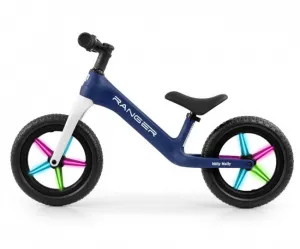 Detský balančný bicykel Milly Mally Ranger Flash Navy