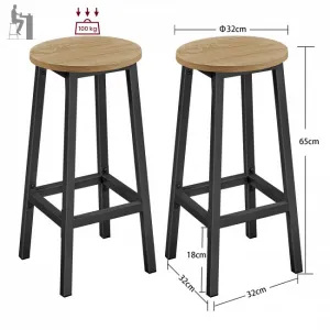 Set dvoch barových stoličiek LBC032B11 (2 ks)