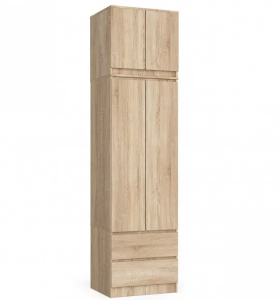 Ak furniture Nadstavec na šatníkovú skriňu Star 60 cm dub sonoma matný