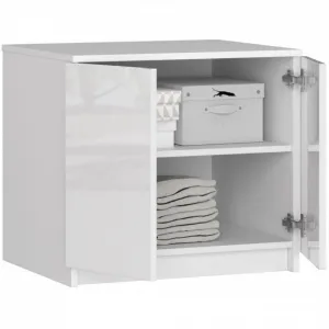 Ak furniture Nadstavec na skrinku Star 60 cm biely lesk
